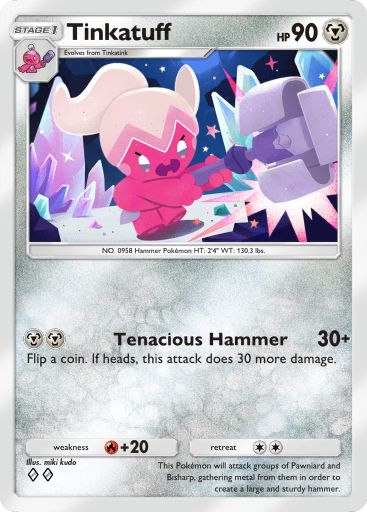 Tinkatuff Pokémon Pocket card.