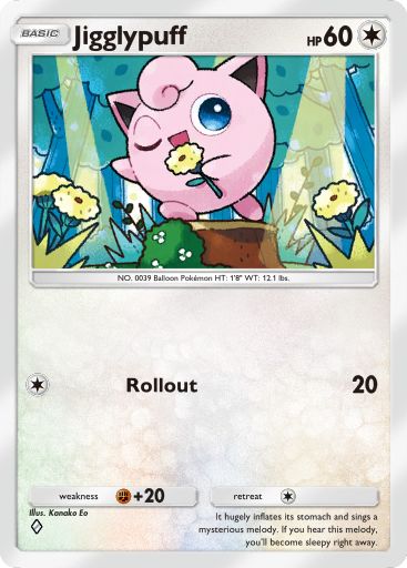 Jigglypuff Pokémon Pocket card.