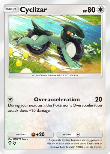 Cyclizar Pokémon Pocket card.