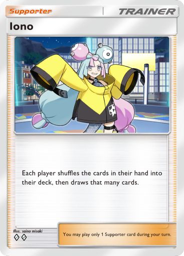 Iono Pokémon Pocket card.