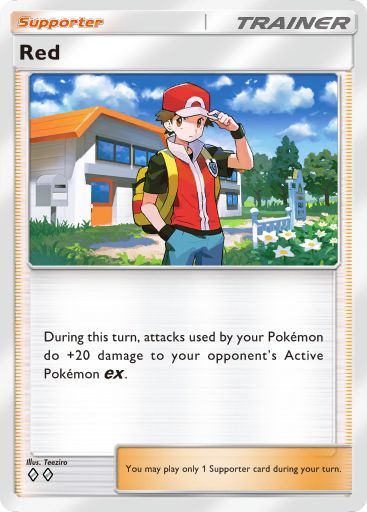 Red Pokémon Pocket card.