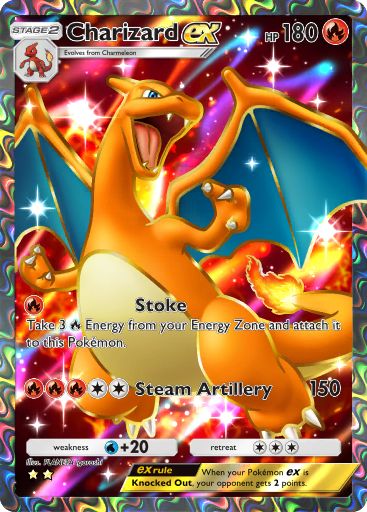 Charizard ex Pokémon Pocket card.