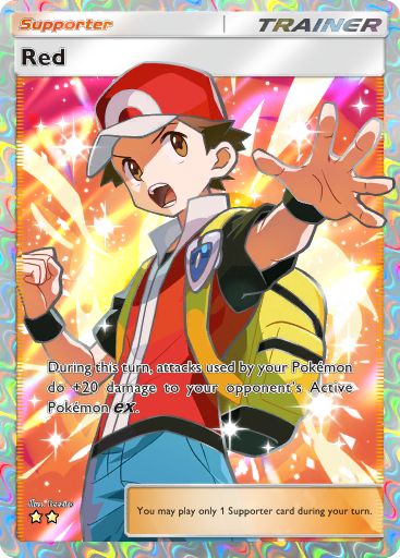 Red Pokémon Pocket card.