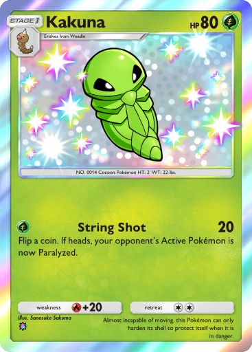 Kakuna Pokémon Pocket card.