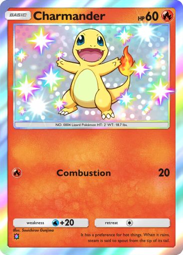 Charmander Pokémon Pocket card.