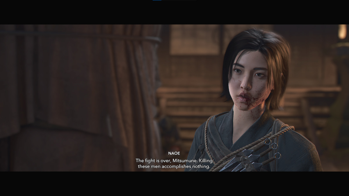 Choosing against Mitsumune in AC Shadows