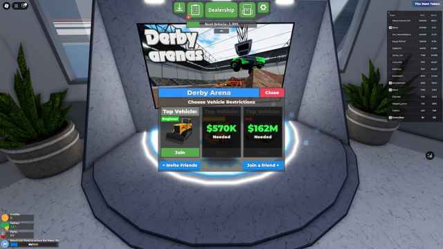 A Car Crushers 2 player is about to enter the Derby arenas
