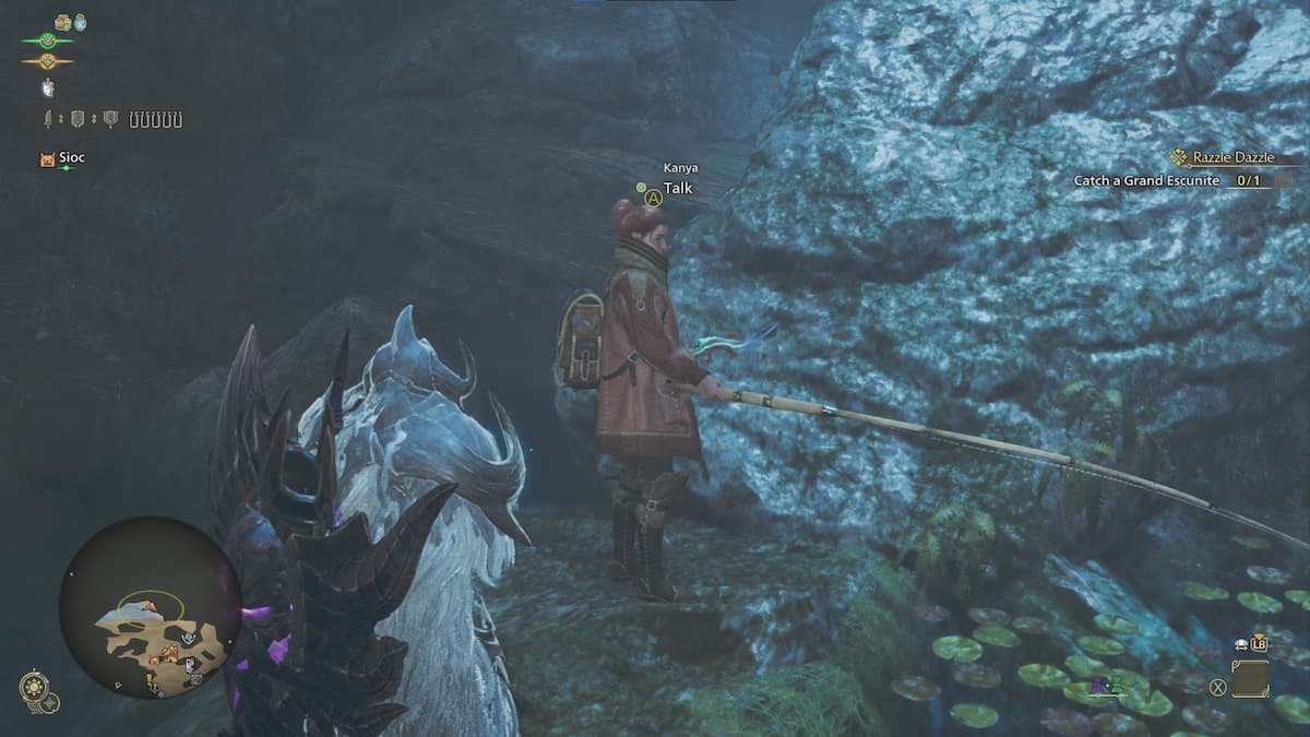 Fishing quests in Monster Hunter Wilds