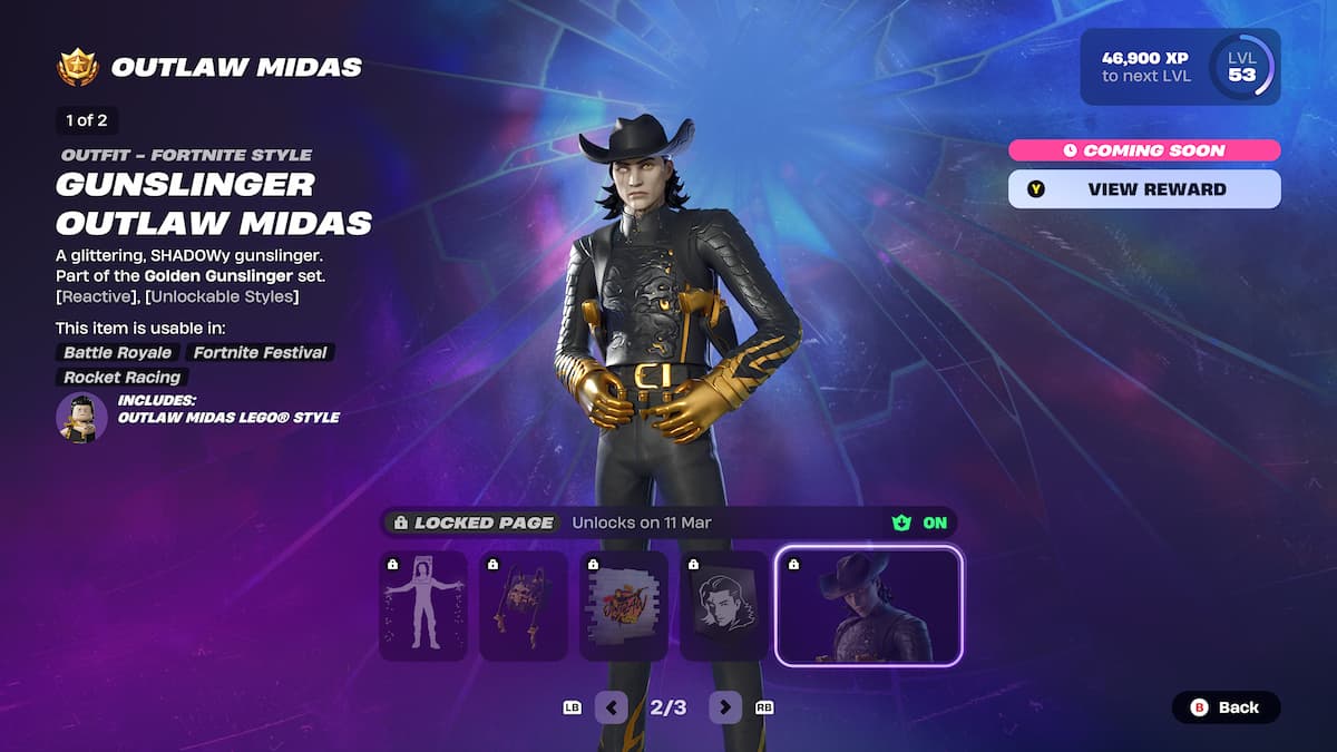 page two outlaw midas