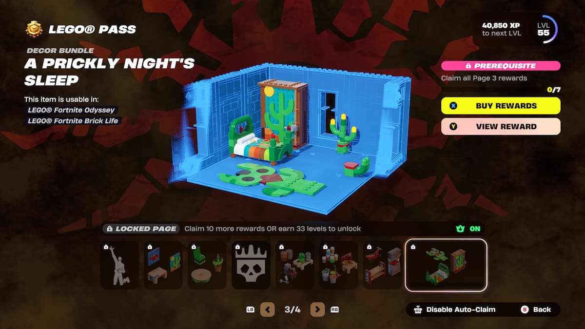 cactus lego fortnite decor