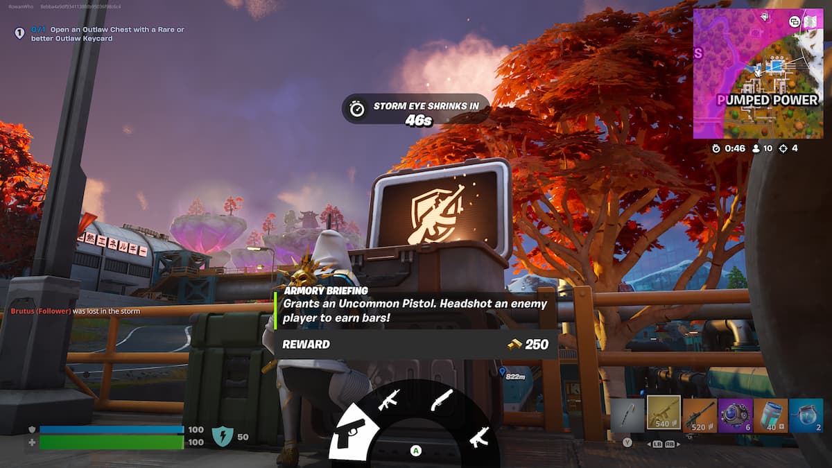 character in white looking at a computer with a weapon image