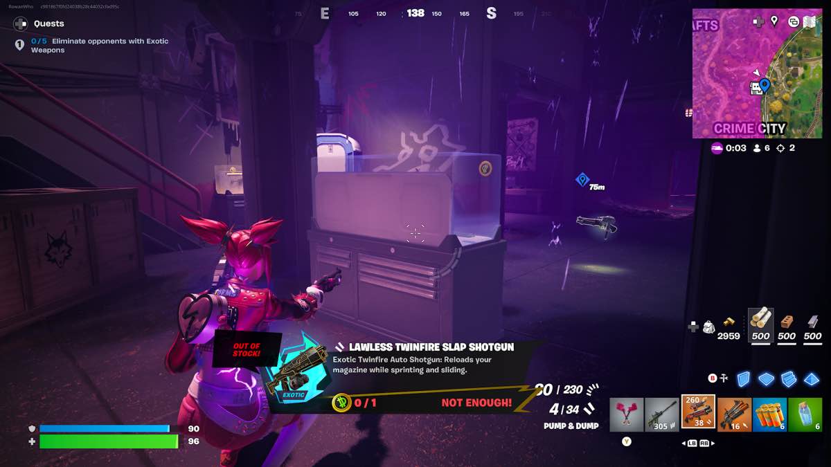 Fortnite purchase exotic weapon