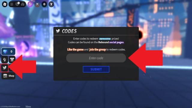 How to redeem REBOUND codes