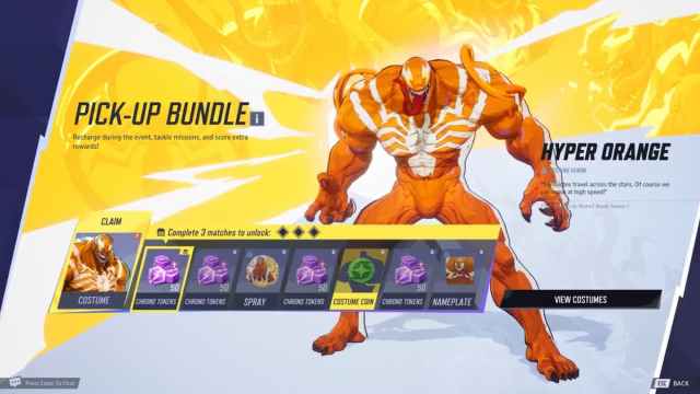 The Pick-Up Bundle in Marvel Rivals.
