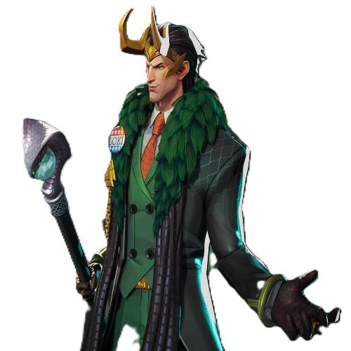 Marvel Rivals skin Loki Presidential Attire