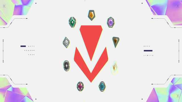 VALORANT Ranks with Vanguard logo