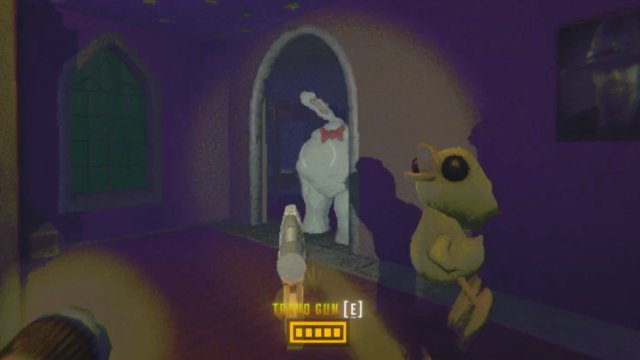 Looking at the Bowtie entity walking through a doorway with the Apex Predator leaping into shot