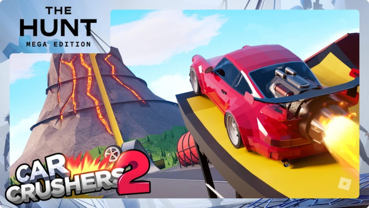 Picture showing Roblox: The Hunt Car Crushers 2 quest cover art.