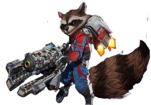 Marvel Rivals skin rocket raccoon guardians of the galaxy vol. 3