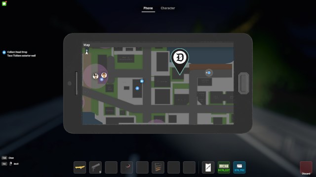 Picture showing the Casino location on in-game map in Schedule 1.