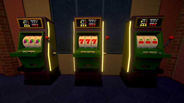 Picture showing the Casino's Slot Machines in Schedule 1.