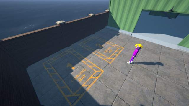 Picture showing two Loading docks in Schedule 1's property.