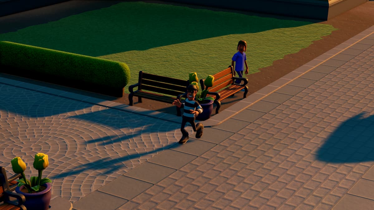 thief outside the museum