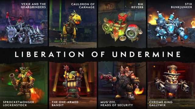 All bosses in the new Liberation of Undermine raid in WoW The War Within Undermine(d)