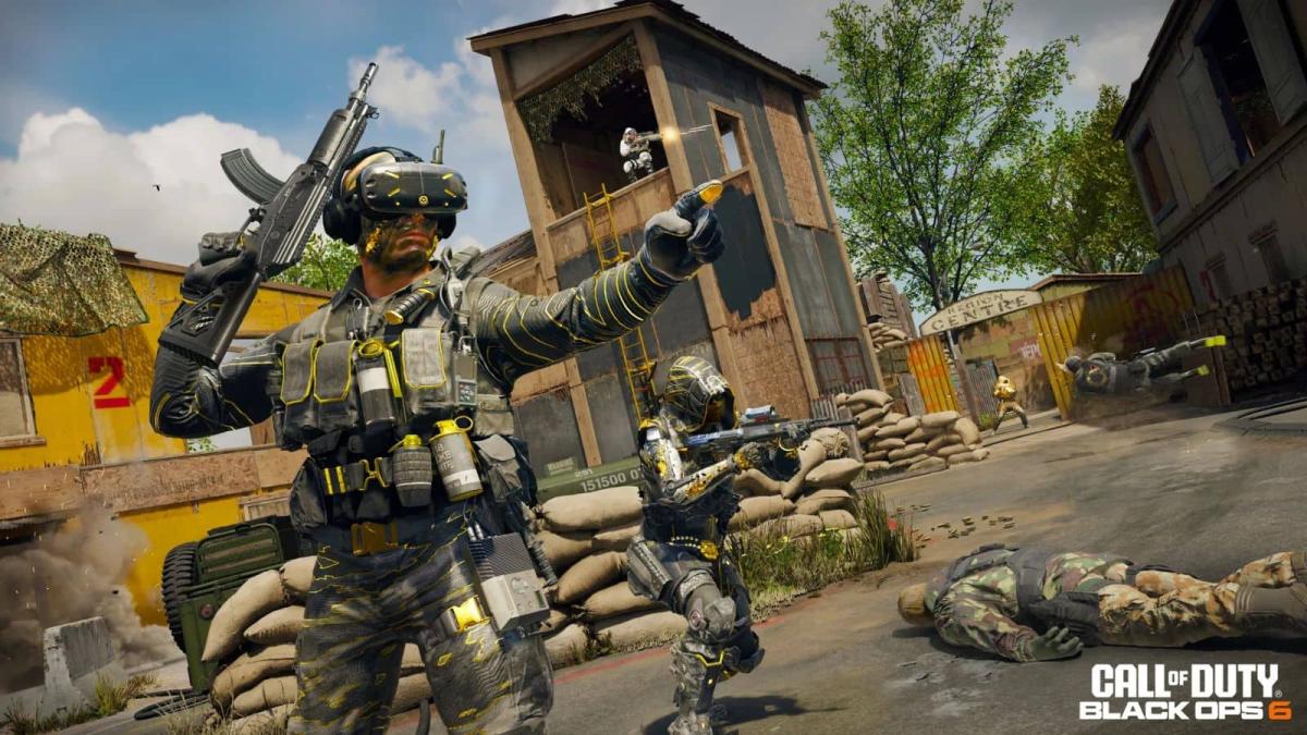 Two operators battling their enemies on Firing Range map in BO6 season 3 key image