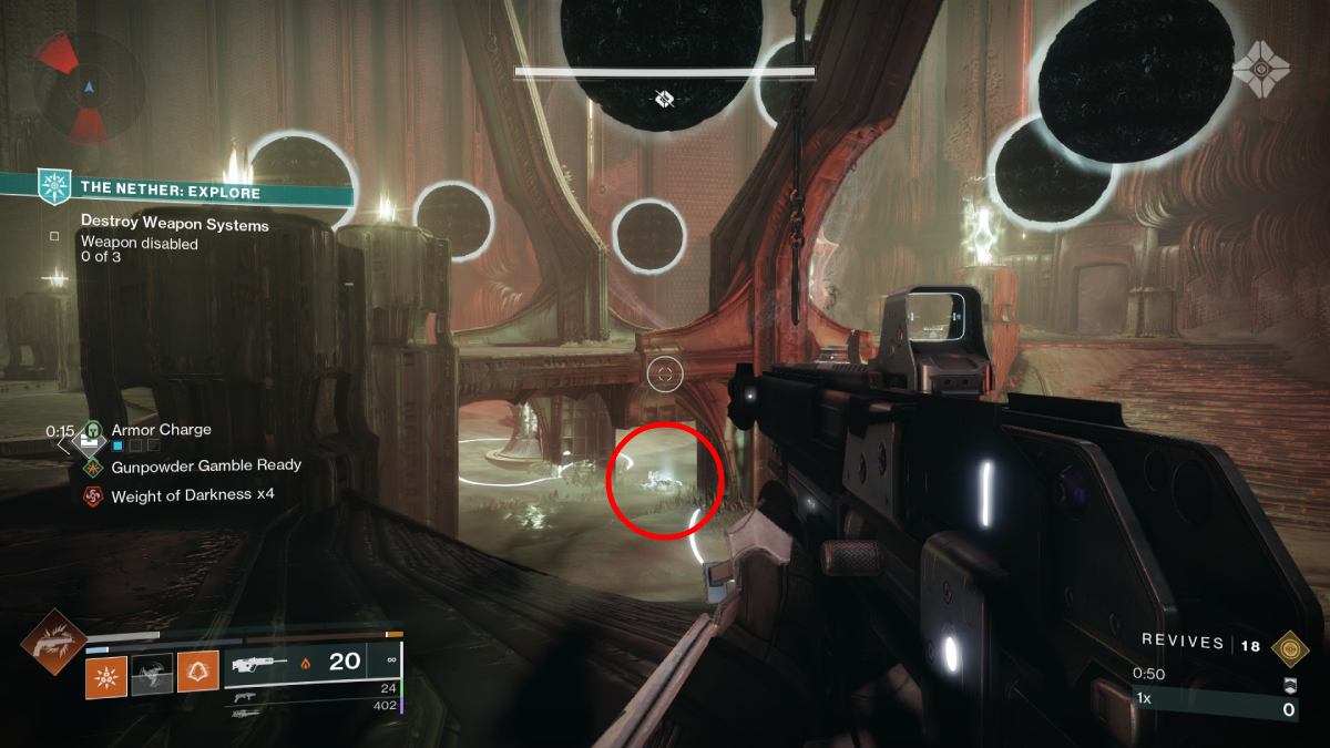 Worm in the Hall of Souls in Destiny 2