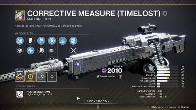 Corrective Measure (Timelost) in Destiny 2