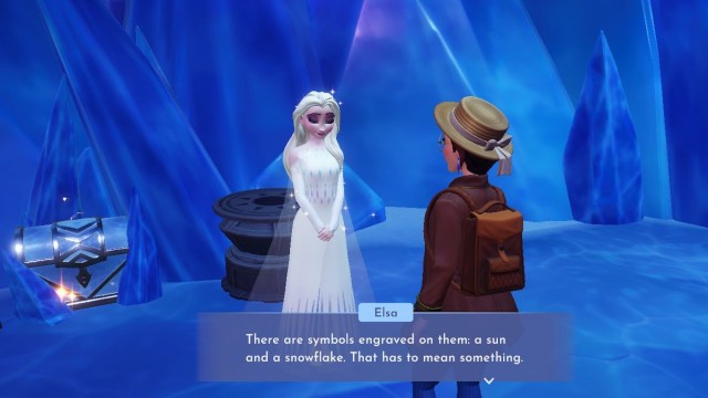 Elsa during the Hot and Cold quest in DDV.