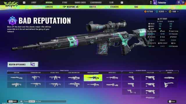 Bad Reputation weapon in FragPunk Arsenal