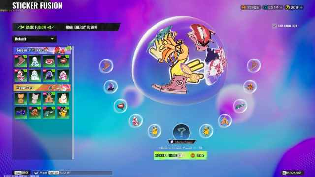 Sticker Fusion in FragPunk