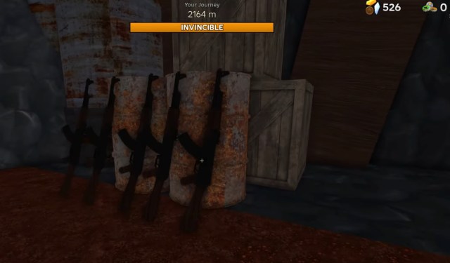 the weapons cache in the back of the boss arena