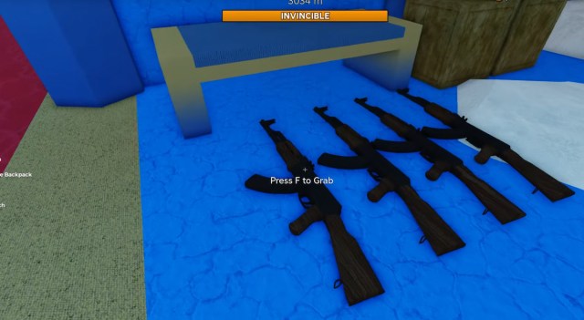 the AK weapon cache left to the queen's throne 