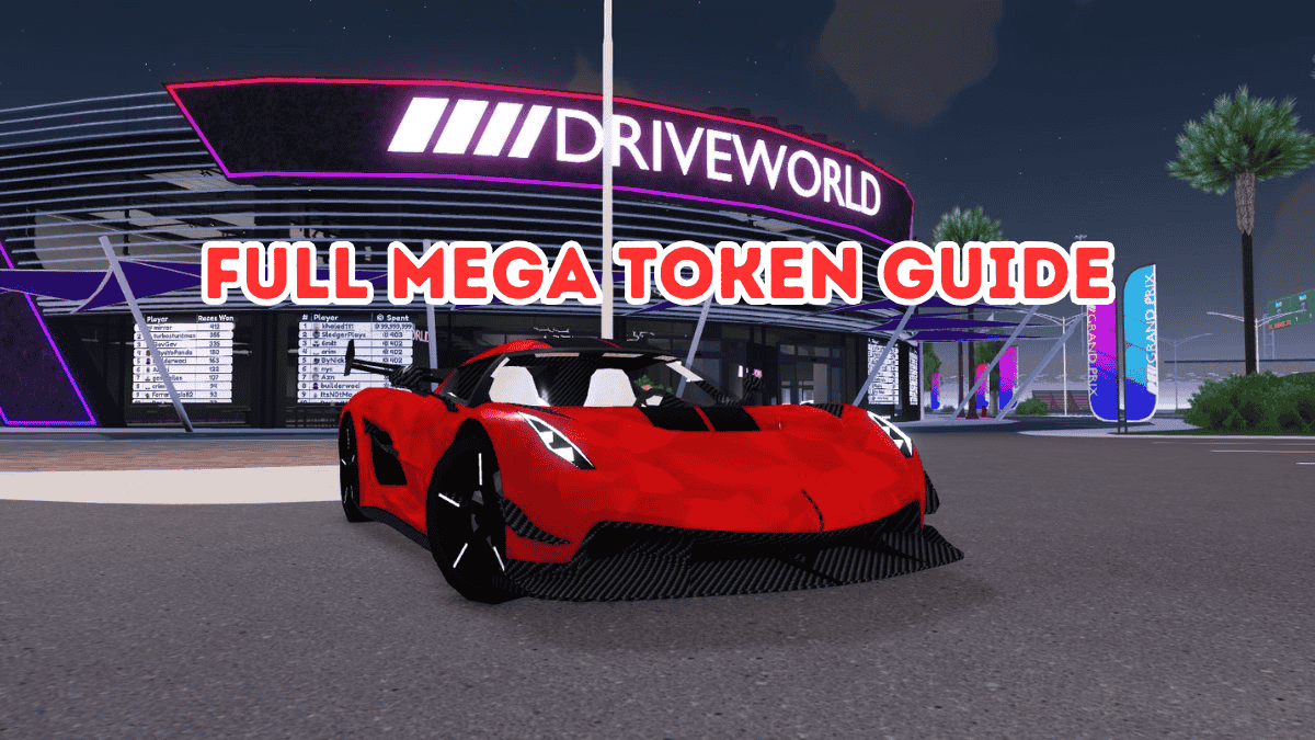 the full guide on getting the drive world mega token