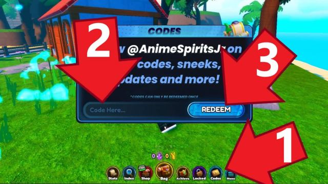 How to redeem Anime Spirits Journey codes