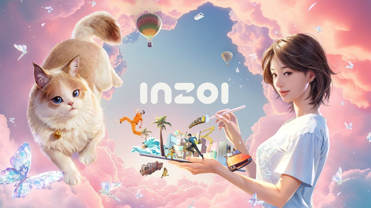 inZoi cover with cat and Zoi.