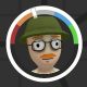 A man with a fisherman's hat and glasses in Schedule 1.