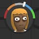 Woman with dark skin and blonde hair in Schedule 1.