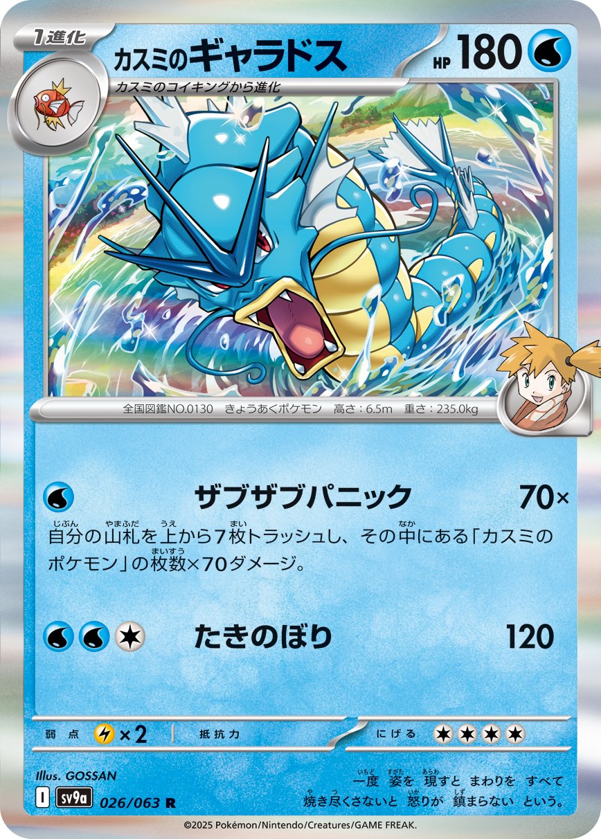 Misty's Gyarados from Heat Wave Arena
