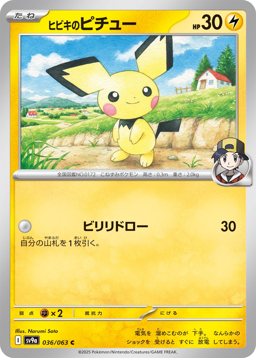 Ethan's Pichu from Heat Wave Arena