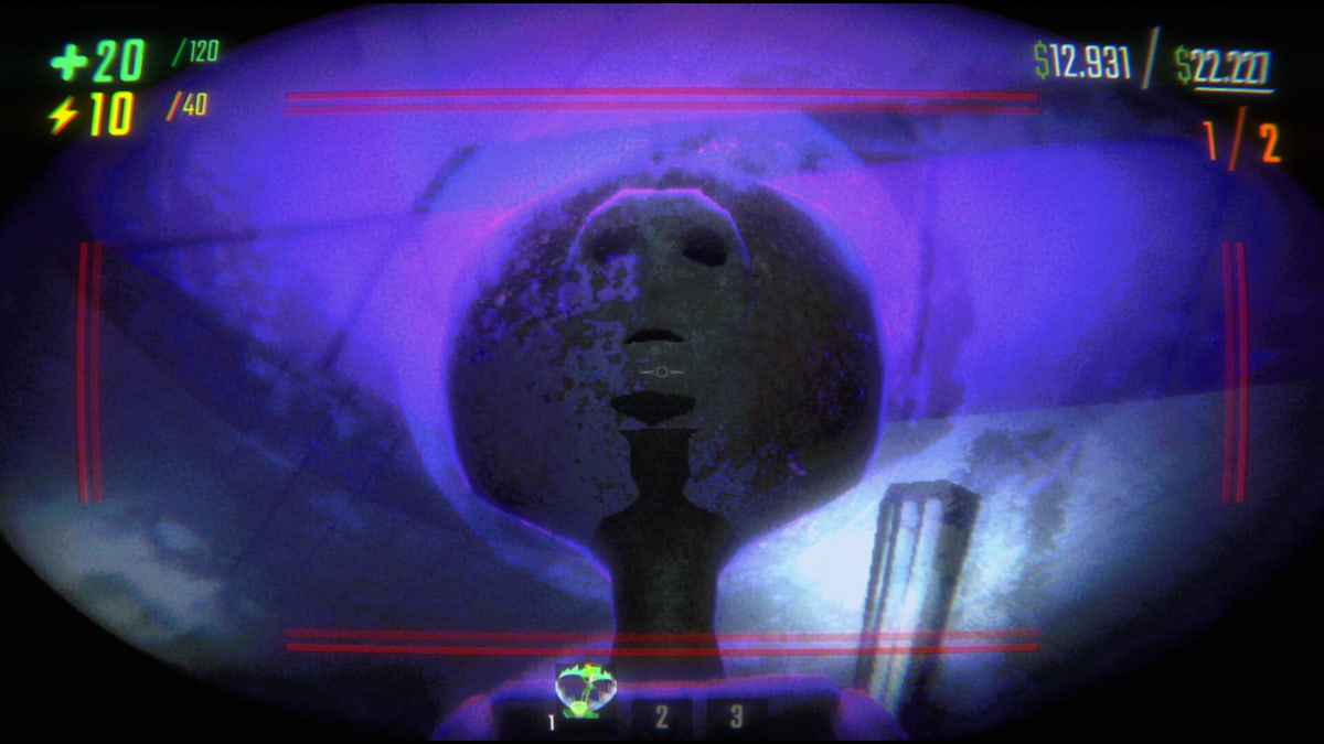 big alien head in repo