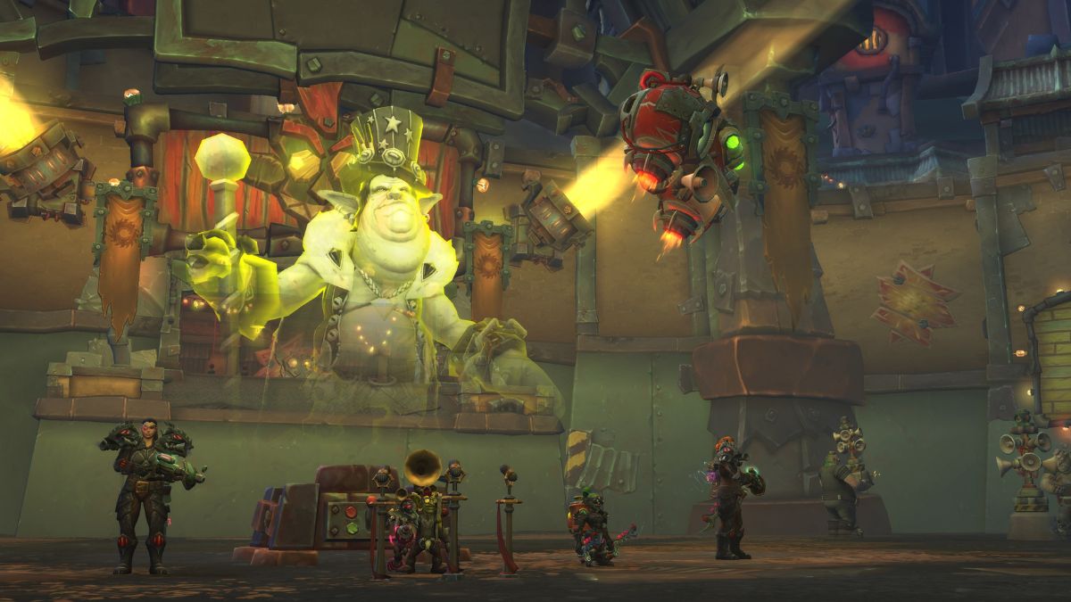 Rik Goblin character in the Undermine raid.