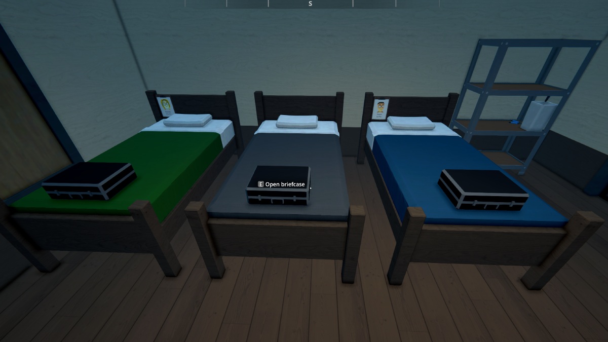 Schedule 1 three beds with 2 assigned to workers