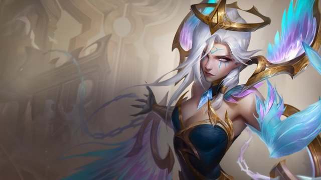 Teamfight Tactics Set 14  divine Morgana skin for divinicorp trait