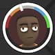 Dark-skinned man with a strange look in Schedule 1.