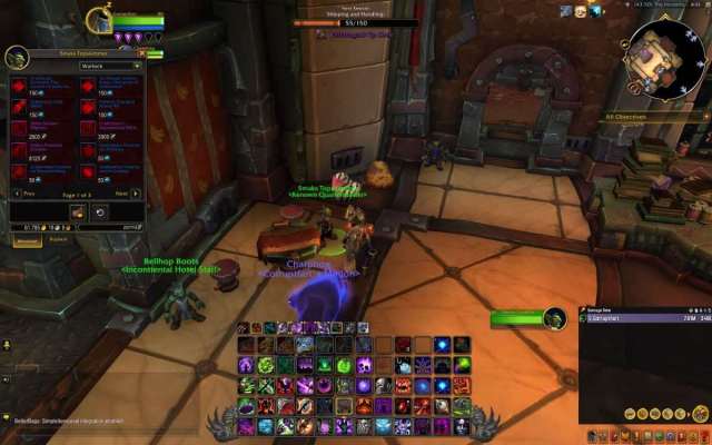 Goblin NPC Smaks Topskillmaster in Undermine Hotel in WoW The War Within.