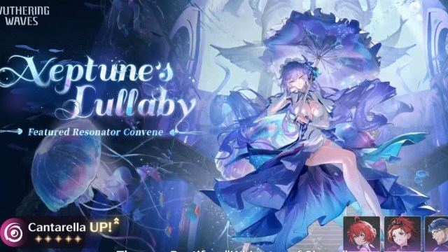 Wuthering Waves cantarella banner neptune's lullaby and rate up characters
